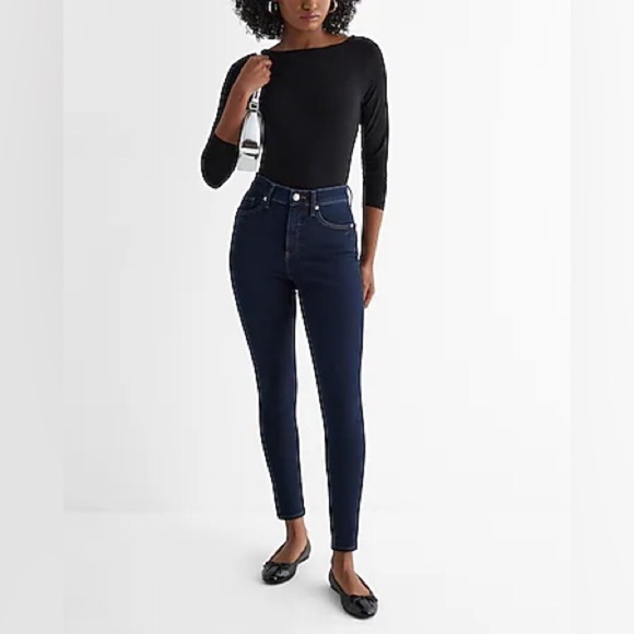 Express blue perfect curves legging in 8r - NOT FOR SALE - Picture 1 of 3